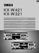 Yamaha KX-W421 Owner's Manual