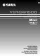 Yamaha YST-SW1500 Owner's Manual