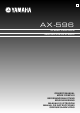 Yamaha AX-596 Owner's Manual