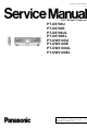 Panasonic PT-DW5100EL Service Manual