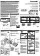 Panasonic CQC1401U Installation Instructions