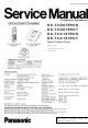 Panasonic KX-TCA181RUT Service Manual