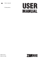 Zanussi ZDS 2010S User Manual
