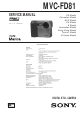 Sony MVC-FD81 Service Manual