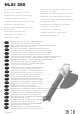 Hurricane HLSI 280 Operating Instructions Manual