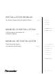 Thermador mes301hs Installation Manual