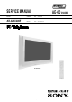 Sony KD-32NX200E Service Manual