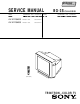 Sony KV-XF25M50 Service Manual