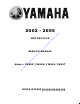 Yamaha YW50P Service Manual