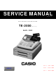 Casio TE-2000 Service Manual