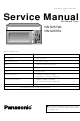 Panasonic NN-S251WL Service Manual