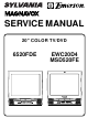 Sylvania 6520FDE Service Manual