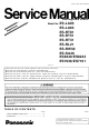 Panasonic ES-LA93 Service Manual