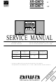 Aiwa XR-EM70 Service Manual