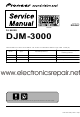 Pioneer DJM-3000 Service Manual