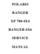 Polaris RANGER XP 700 4X4 Service Manual