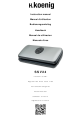 h.koenig ssv24 Instruction Manual