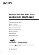 Sony NW-HD1 Operating Instructions Manual