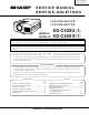 Sharp XG-C40XU Service Manual
