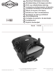 Briggs & Stratton 120000 Operating & Maintenance Manual