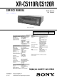 Sony XR-C5110R Service Manual