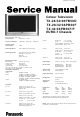 Panasonic TX-28PB50D Service Manual