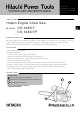 Hitachi CS 33EDT Service Manual