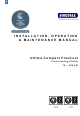 AIREDALE UCFC160D-6/2 Installation Operating & Maintenance Manual