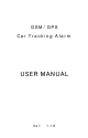 Sky Microwave Car Tracking Alarm User Manual