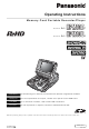 Panasonic AJ-HPM100E Operating Instructions Manual