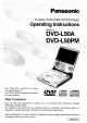 Panasonic DVD-L50A Operating Instructions Manual
