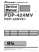 Pioneer PDP-424MV Service Manual