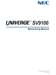 NEC Univerge SV9100 Manual