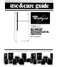 Whirlpool ETl4EP Use & Care Manual