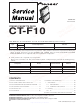 Pioneer CT-F10 Servise Manual