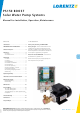 Lorentz PS150 Installation Operation & Maintenance