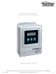 Onicon system-10 Installation And Operation Manual