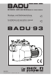Badu Tec BADU 93/30 H Installation And Operation Manual