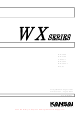 KANSAI WX8842 Instruction