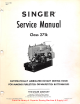 Singer 271K Service Manual