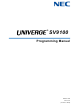 NEC univerge SV9100 Programming Manual