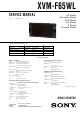 Sony XVM-F65WL Service Manual