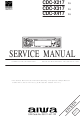 Aiwa cdc-x217 Service Manual