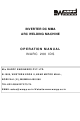 WARPP INARC 200 IDS Operation Manual