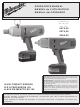Milwaukee 9078-20 Operator's Manual