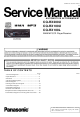 Panasonic CQ-RX100U Service Manual