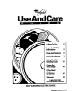 Whirlpool RF377PXY Use And Care Manual