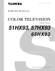 Toshiba 51HX93 Service Manual