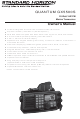 Standard Horizon QUANTUM GX5500S Owner's Manual