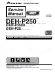 Pioneer DEH-P250 Service Manual